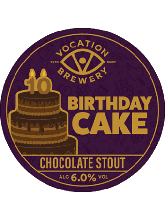 Vocation Birthday Cake - 6%